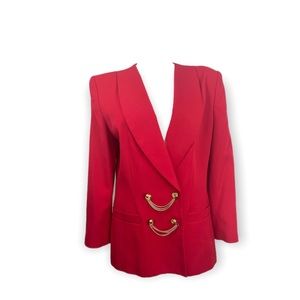 Vintage Red Blazer SZ XL